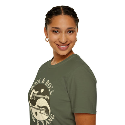 Yin Yang Guitar T-Shirt — Spiritual Balance & Harmony Music Tee