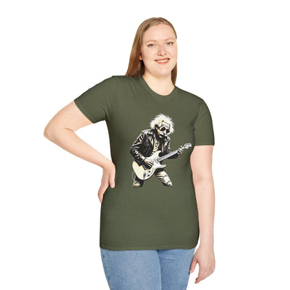 Einstein Rocker T-Shirt — Rock Guitar Genius Graphic Tee