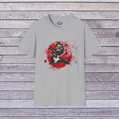 Ninja Cat Guitarist Tee
