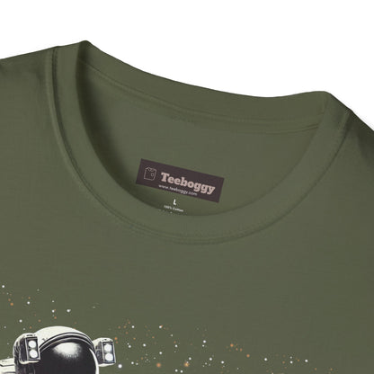 Astronaut Playing Guitar T-Shirt — "Houston, We Don't Have a Problem!"