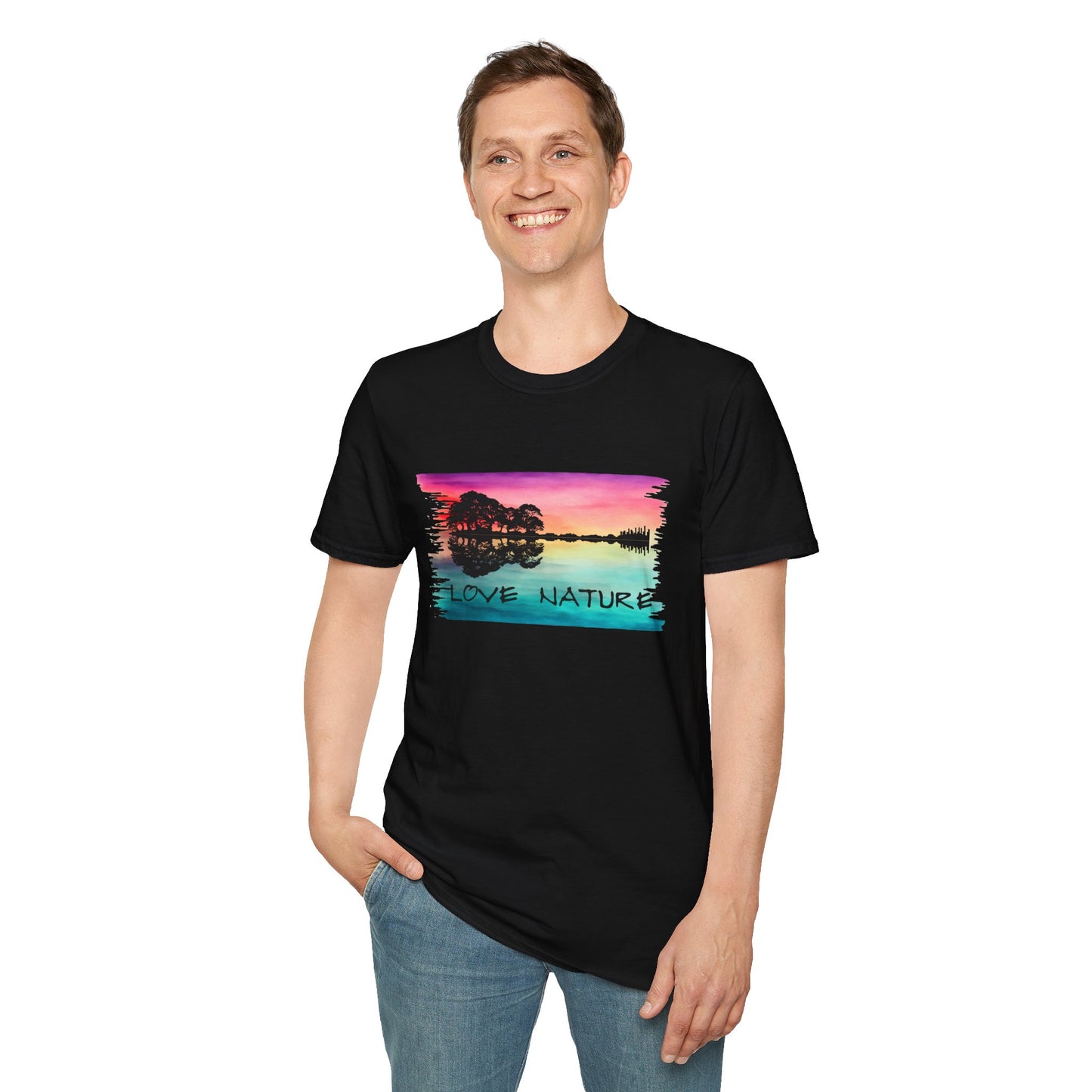 Love Nature Guitar T-Shirt