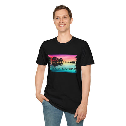 Love Nature Guitar T-Shirt