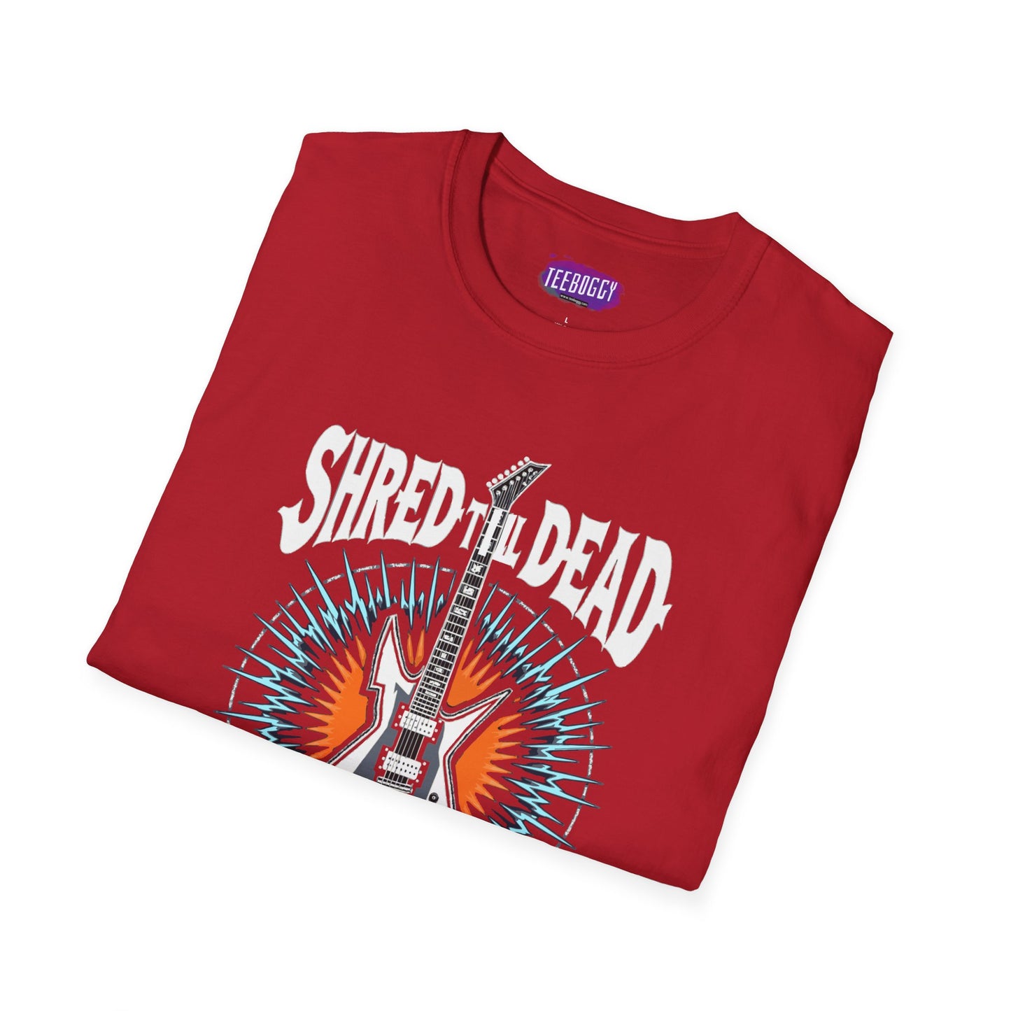 Electric Guitar Shred Till Dead Unisex T-Shirt