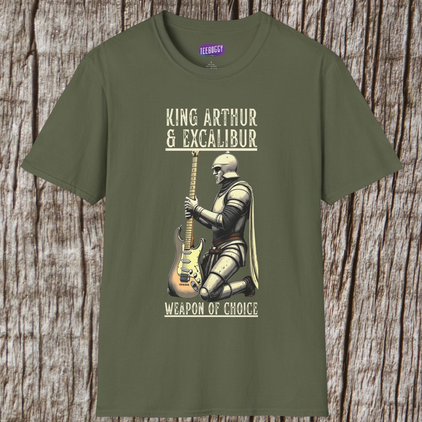 King Arthur Guitar T-Shirt