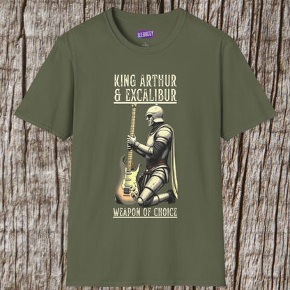 King Arthur Guitar T-Shirt
