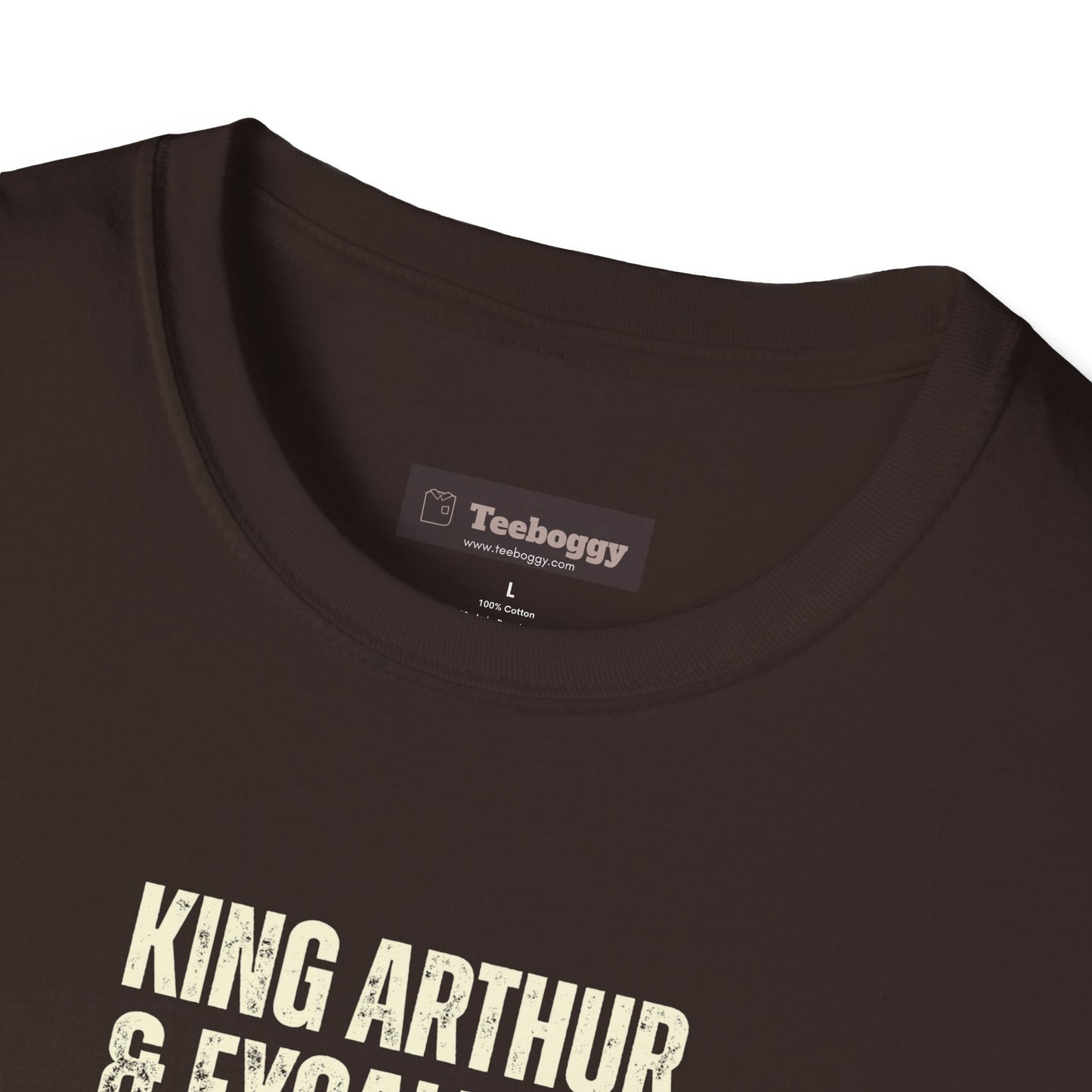 King Arthur Guitar Tee — Excalibur Rock T-Shirt