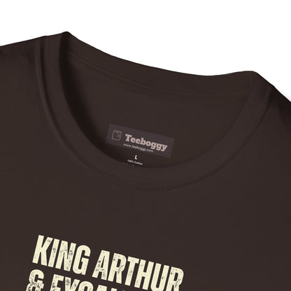 King Arthur Guitar Tee — Excalibur Rock T-Shirt