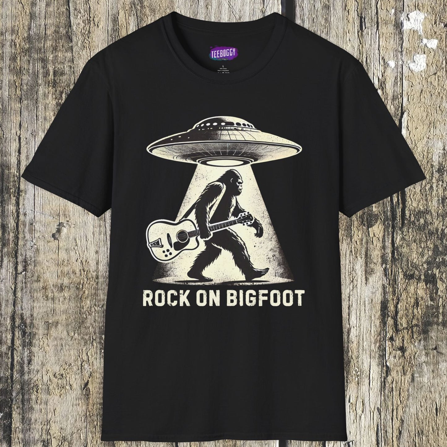 Bigfoot Rock On T-Shirt