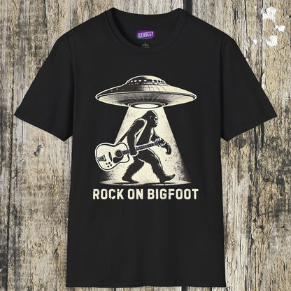 Bigfoot Rock On T-Shirt