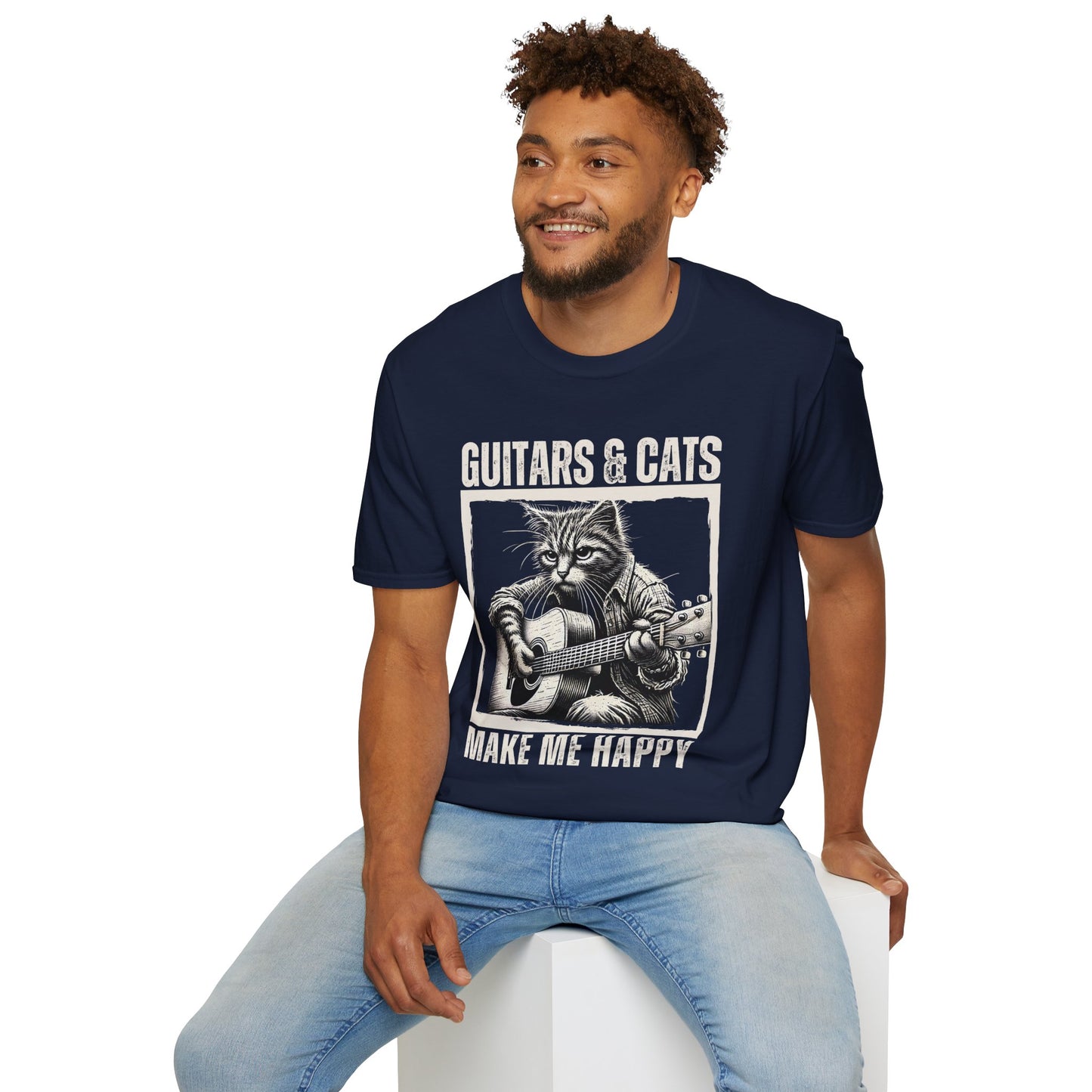 Cat Guitarist T-Shirt