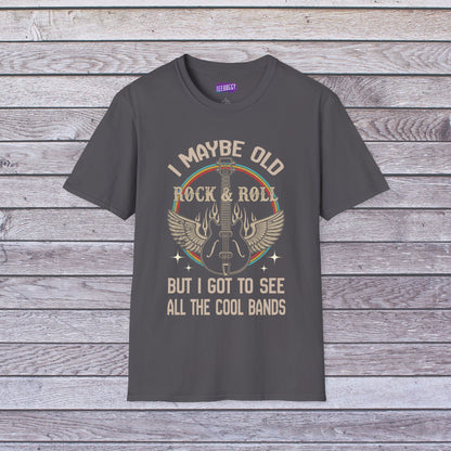 Rock Guitar Wings Unisex T-Shirt for Veteran Rockers