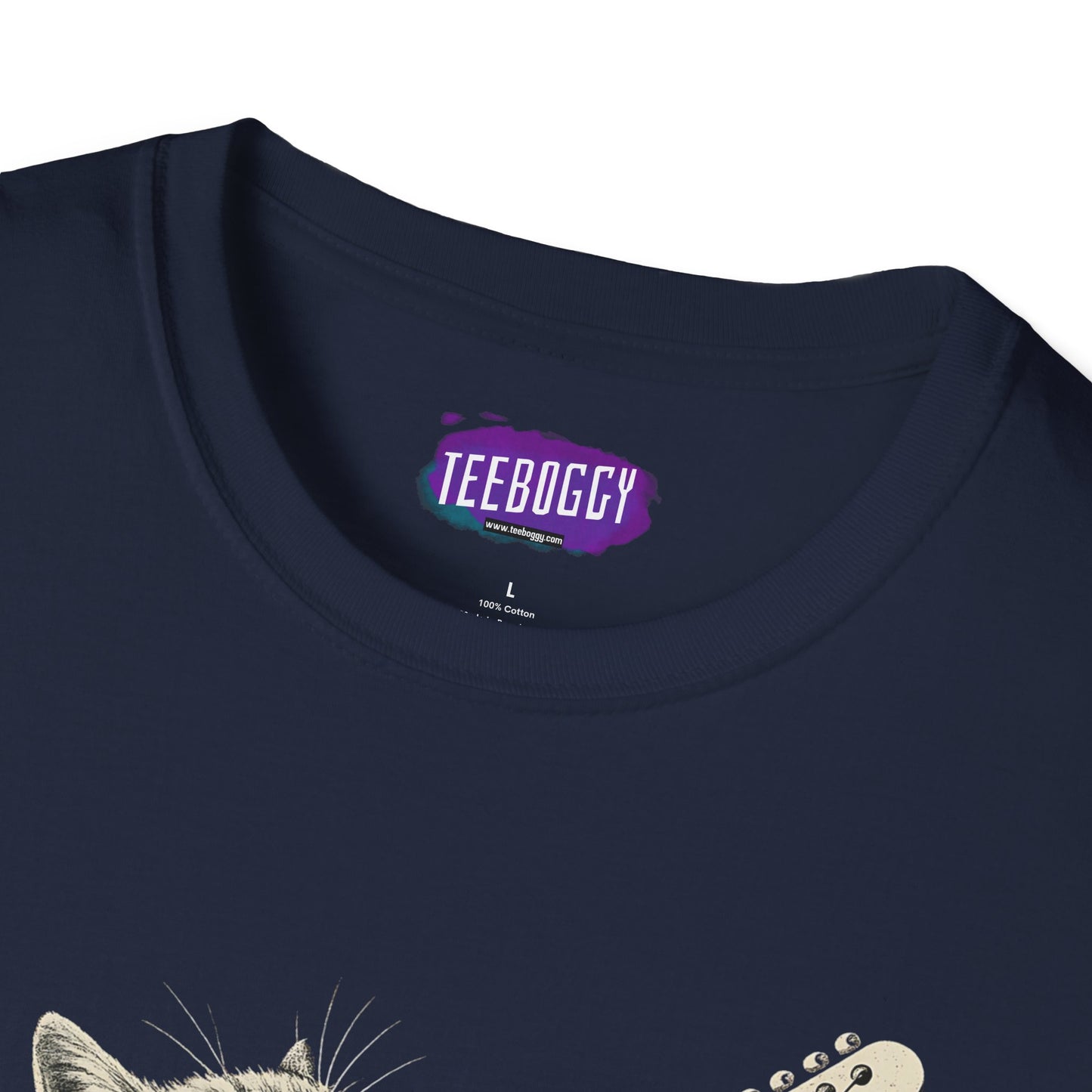 Cat Rock Unisex T-Shirt - Hell Yeah Guitarist Tee