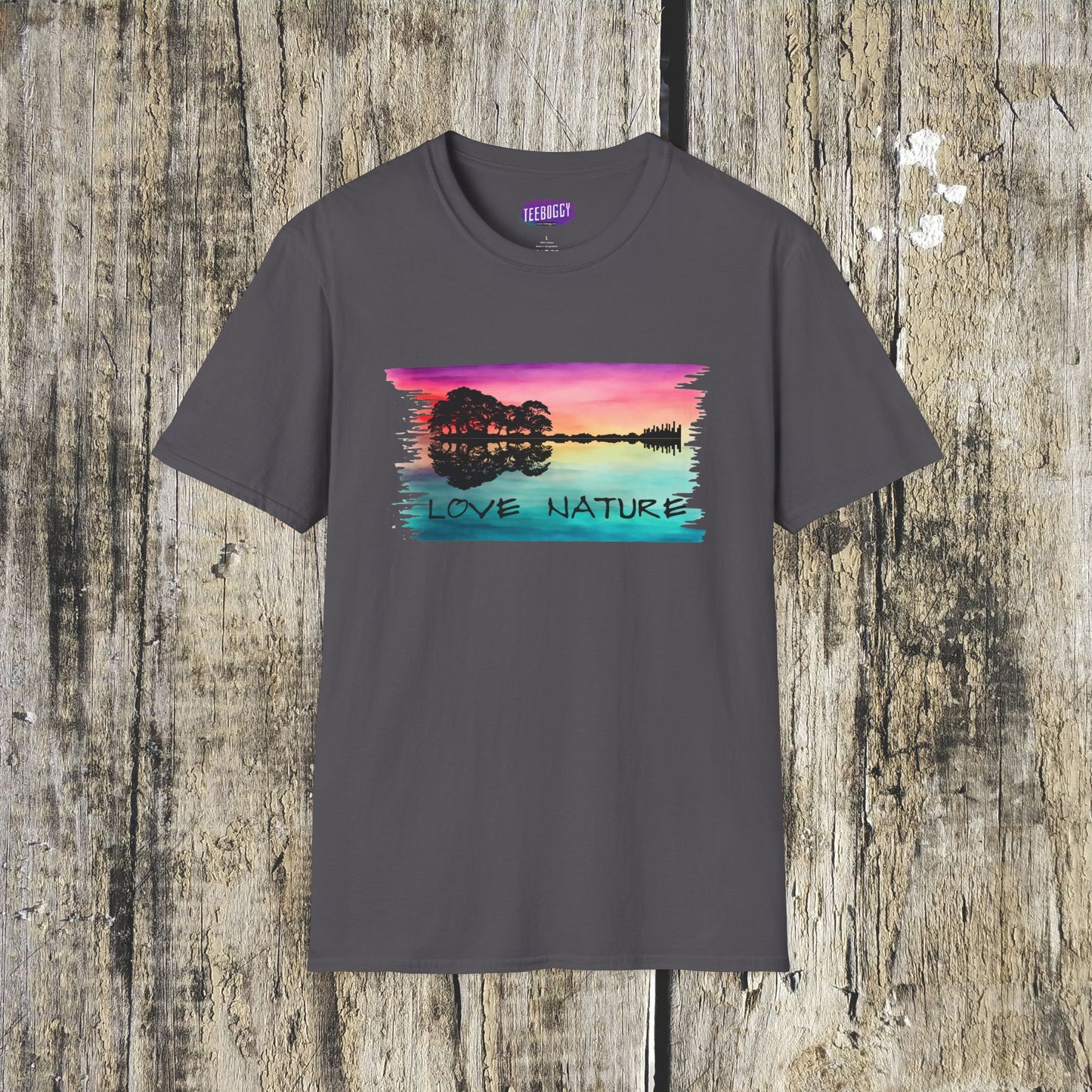 Love Nature Guitar T-Shirt