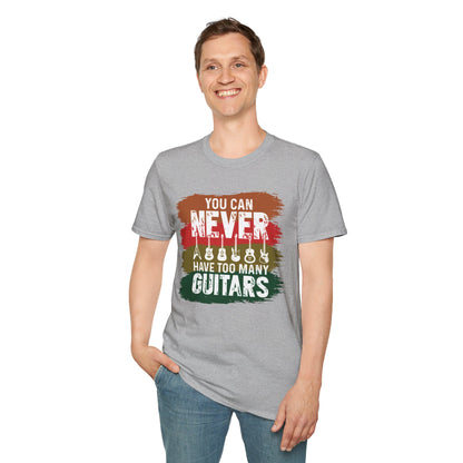 Guitar Statement T-Shirt - Grunge Colorful Slogan