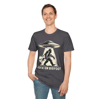 Bigfoot Rock On T-Shirt