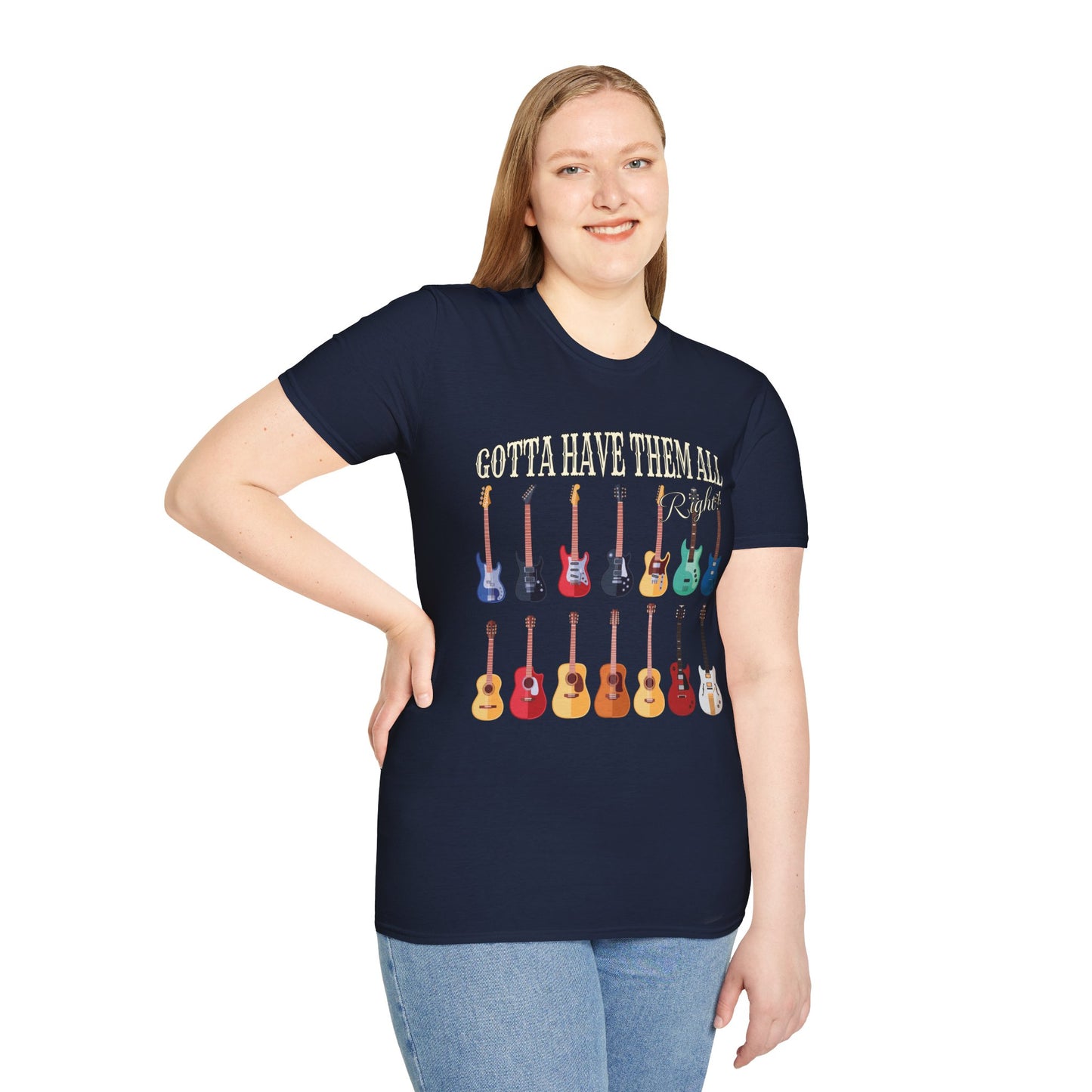 Guitar Shapes Unisex T-Shirt - Gotta Have Them All