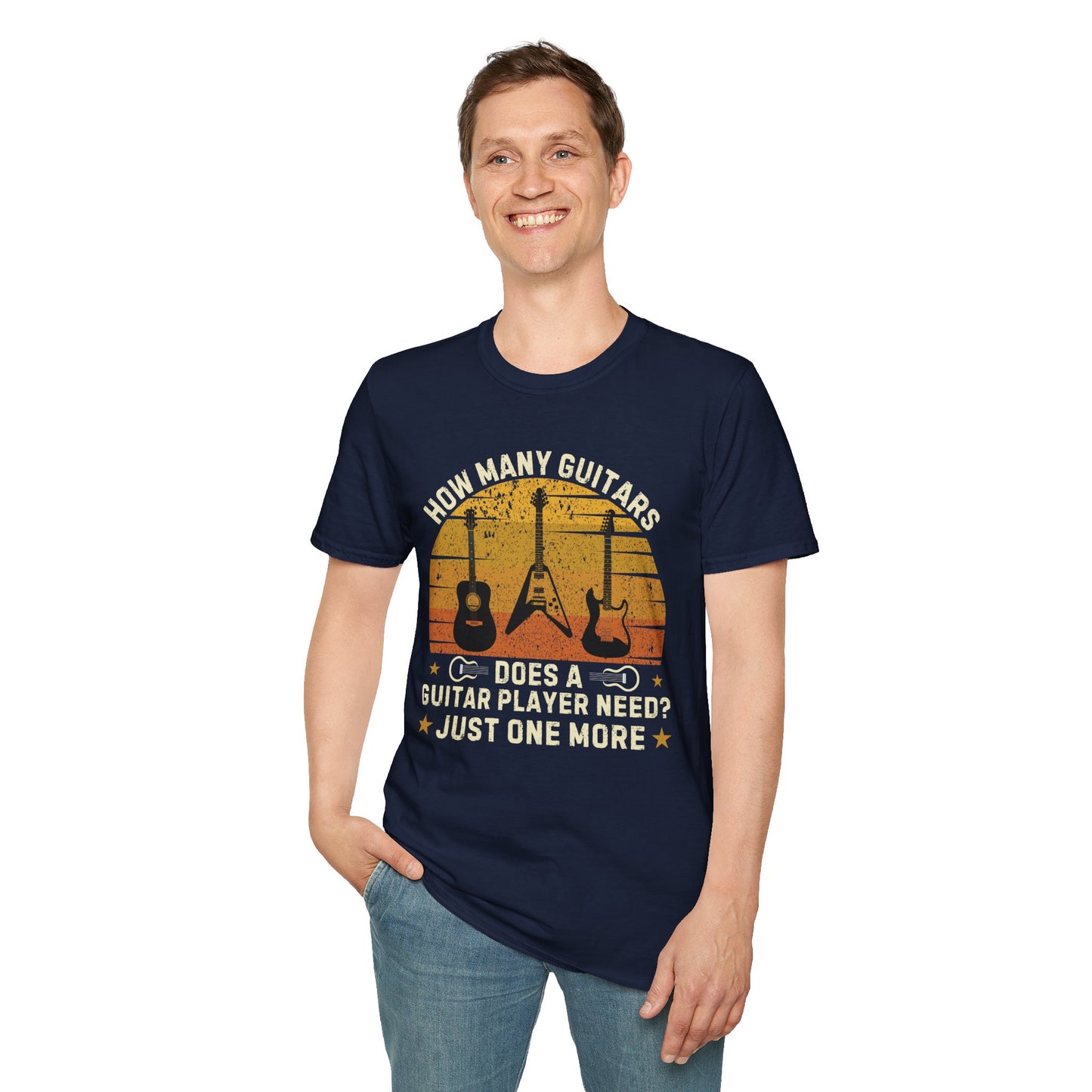 Guitarist Statement T-Shirt - Just One More Guitar