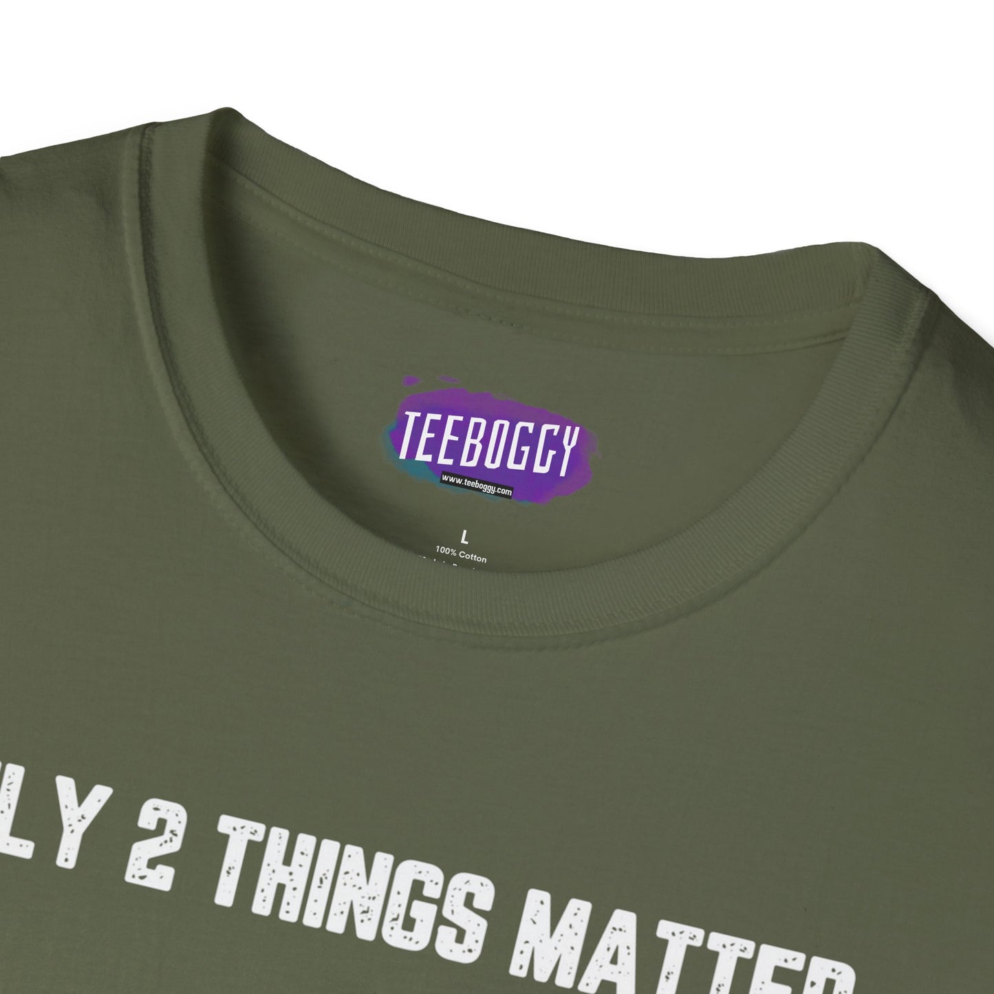 Motorbike Enthusiast T-Shirt - Only 2 Things Matter Design