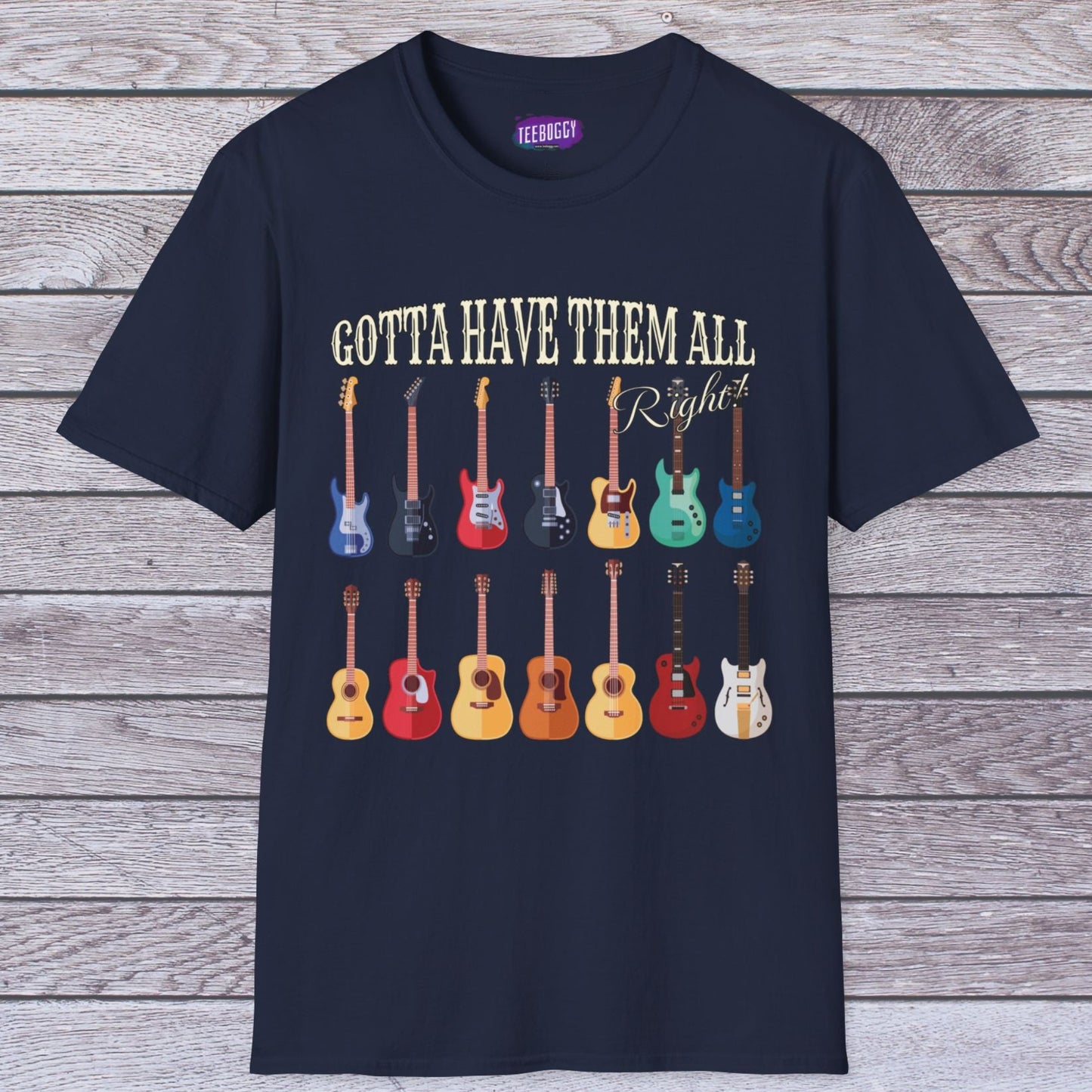 Guitar Shapes Unisex T-Shirt - Gotta Have Them All