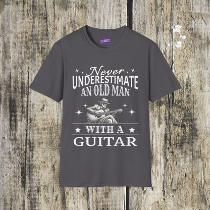 Old Man Guitarist T-Shirt