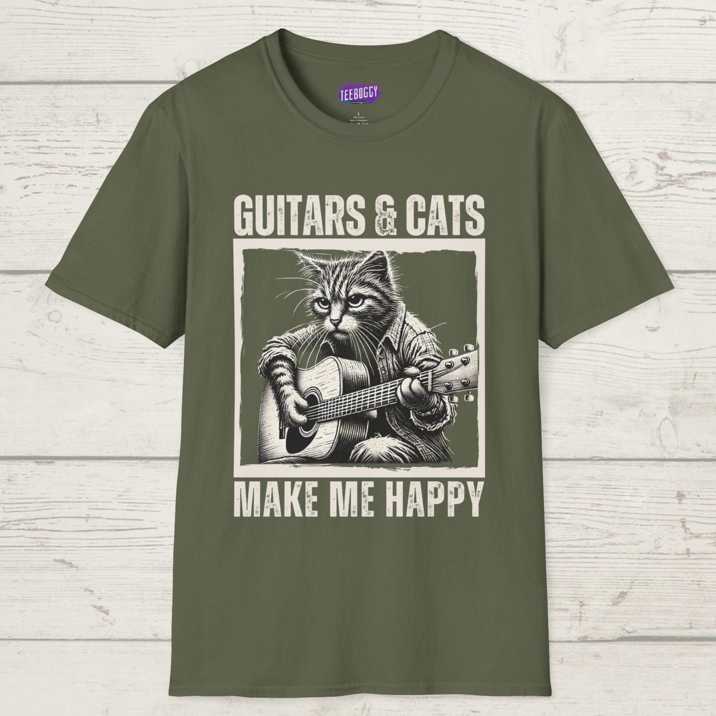 Cat Guitarist T-Shirt