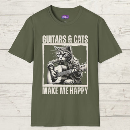 Cat Guitarist T-Shirt