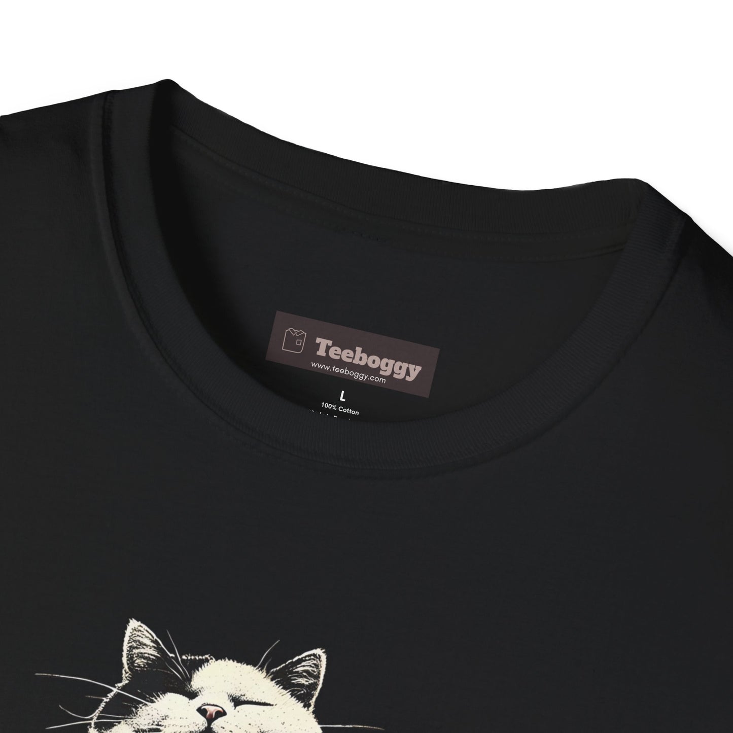 Funny Rocker Fat Cat T-Shirt – “Heavy Man… Just Heavy!”