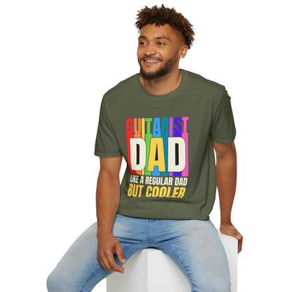 Guitar Dad T-Shirt — "Guitar Dad, Like A Regular Dad But Cooler"