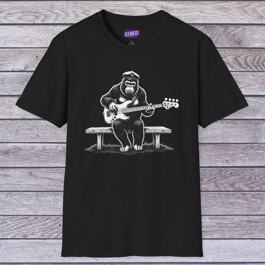 Gorilla Bass Guitar T-Shirt
