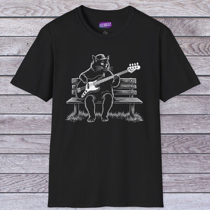 Cat Bass Guitar T-Shirt