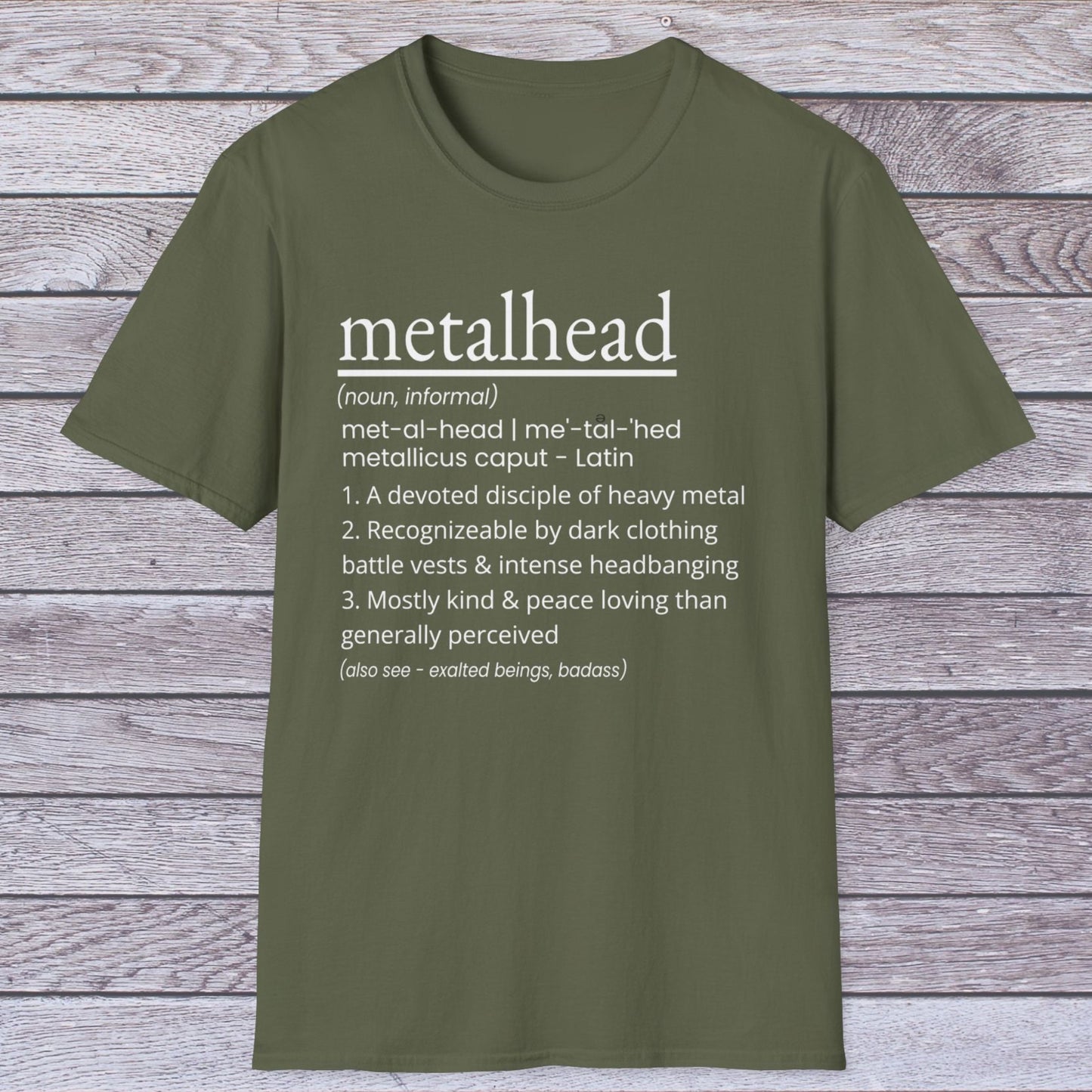 Metalhead Dictionary Definition T Shirt