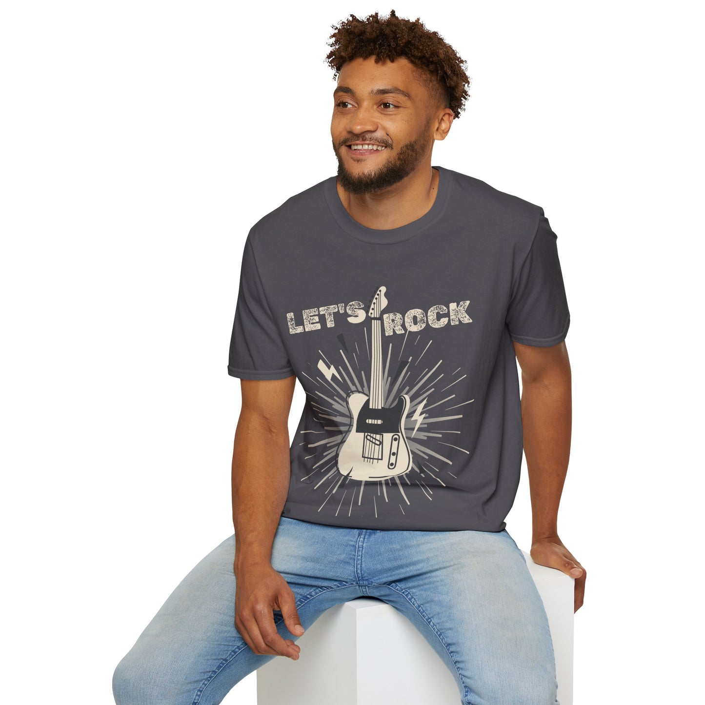 Guitarist T-Shirt - Lets Rock, Music Lover