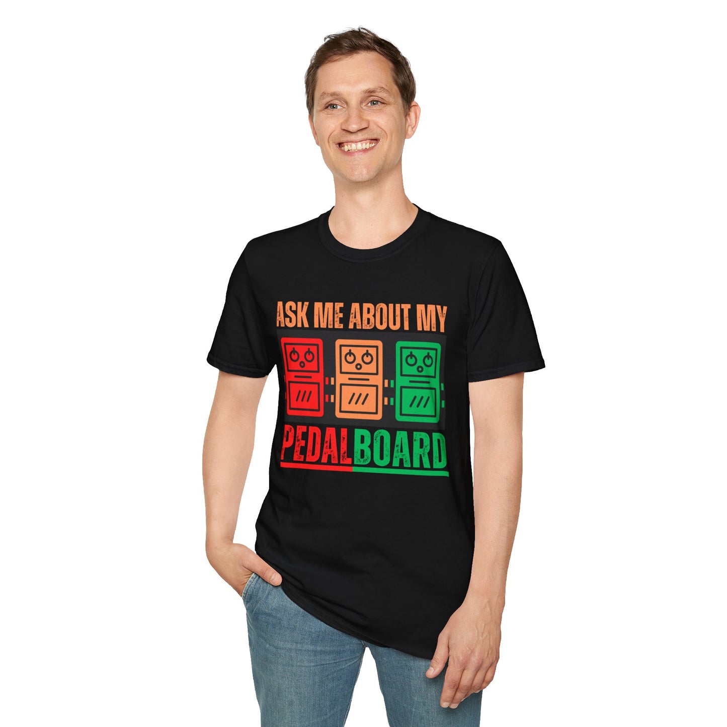 Ask Me About My Pedal Board - Guitar Pedalboard T-Shirt