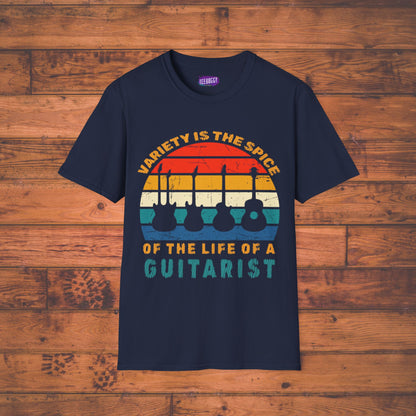 Guitarist Graphic Tee - Variety is the Spice of Life Unisex Softstyle T-Shirt