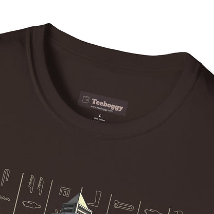 Pyramid of Power - Guitar Amp Pyramid T-Shirt