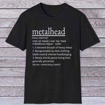 Metalhead Dictionary Definition T Shirt
