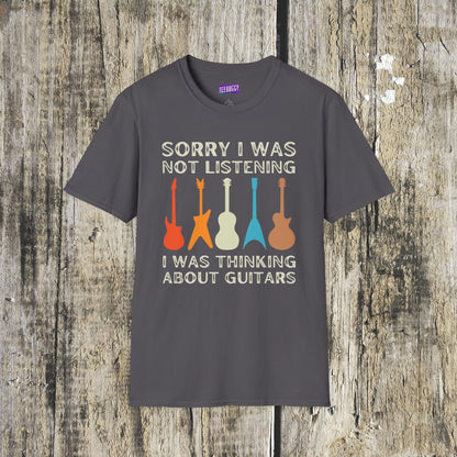 Guitar Types Unisex T-Shirt - Funny Guitarist Shirt