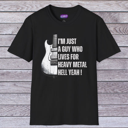 Rock Guitar Heavy Metal Music T-Shirt