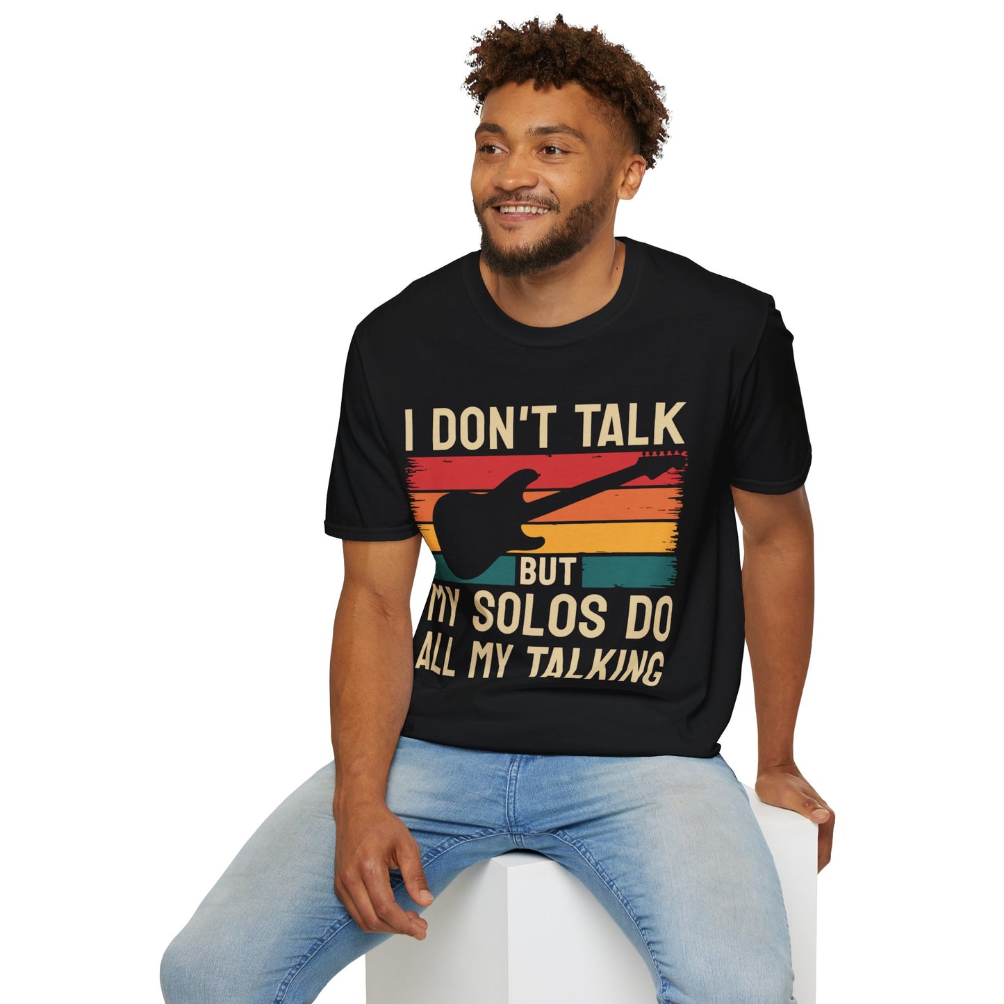 Guitar Solos Do My Talking, Softstyle T-Shirt