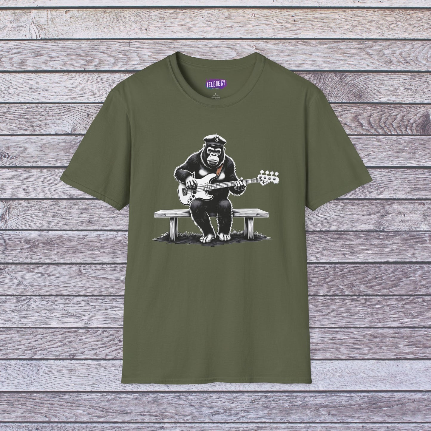 Gorilla Bass Guitar T-Shirt