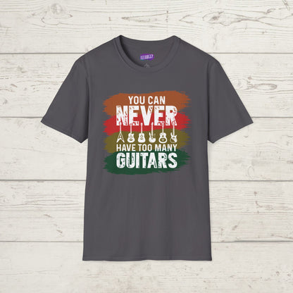 Guitar Statement T-Shirt - Grunge Colorful Slogan