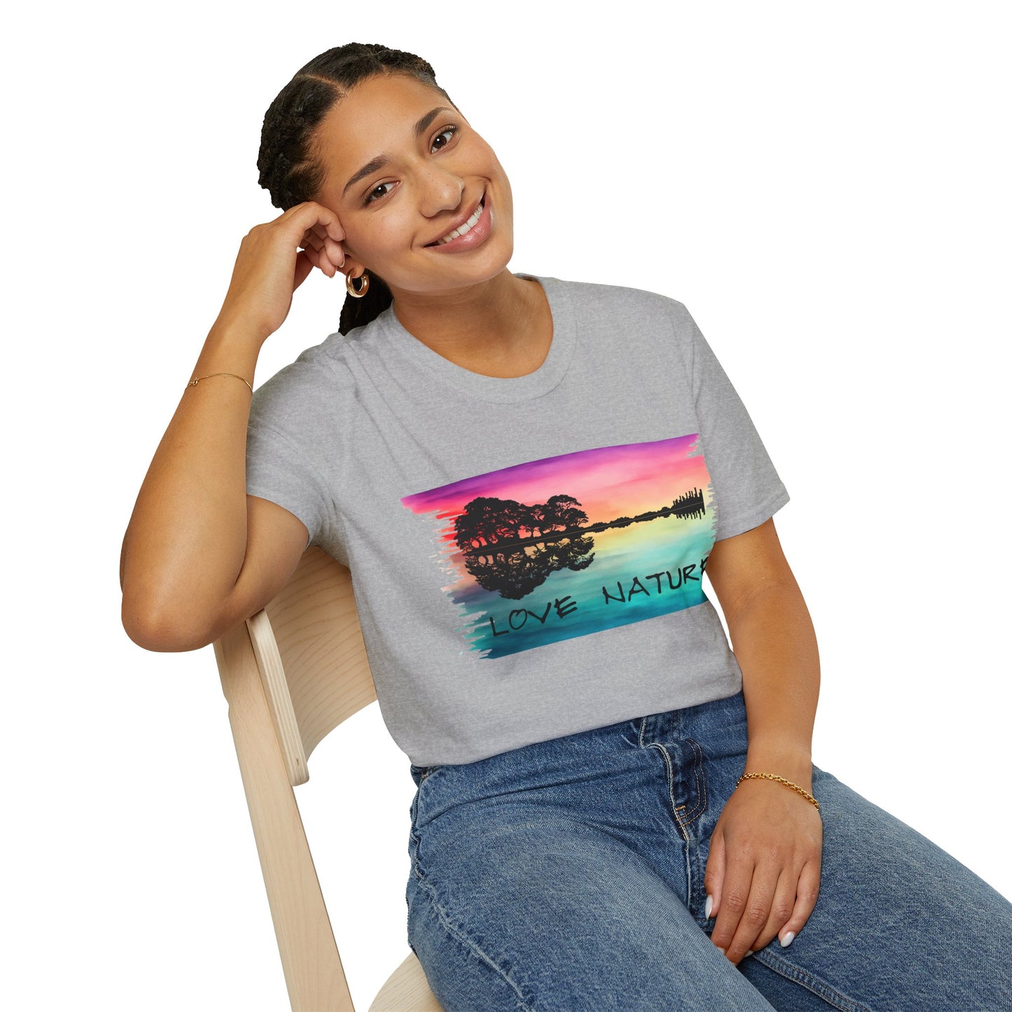 Love Nature Guitar T-Shirt