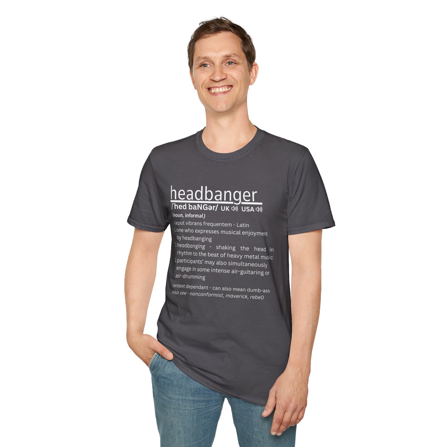 Headbanger T-Shirt - Dictionary Definition Fun Tee