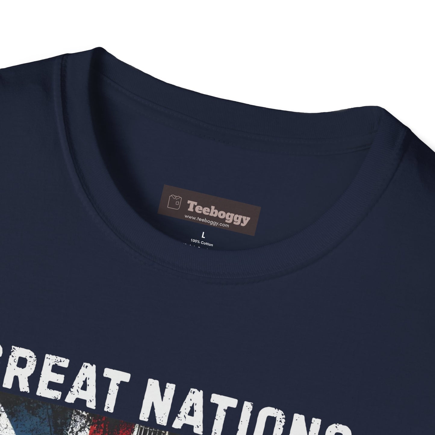Great Nations Make Great Rock and Roll T-Shirt — USA & UK Flag Rock Tee