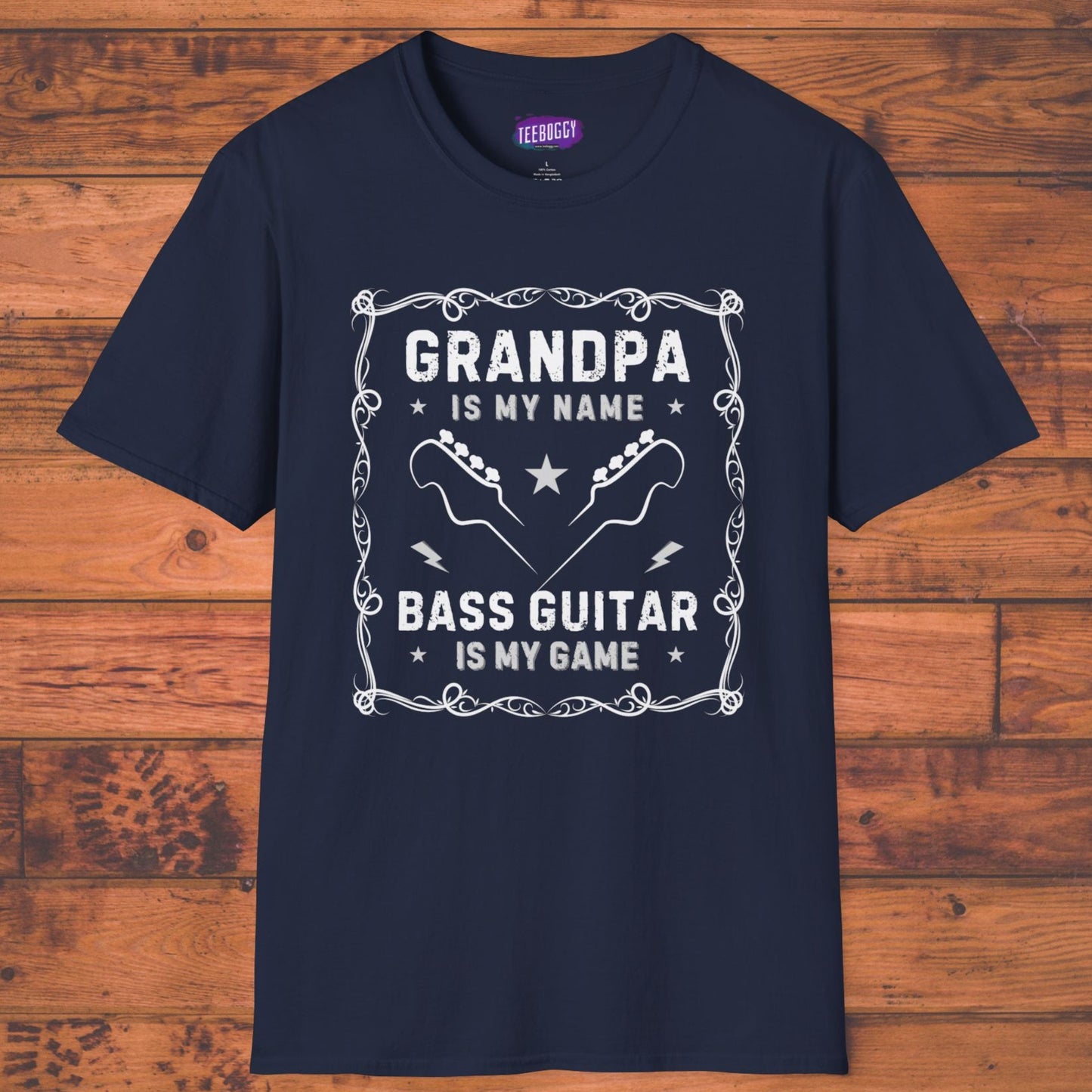 Bass Guitar Grandpa Unisex T-Shirt