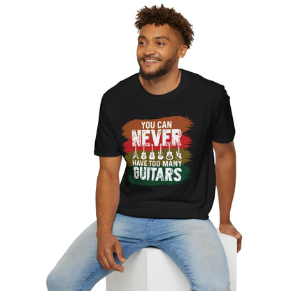 Guitar Statement T-Shirt - Grunge Colorful Slogan