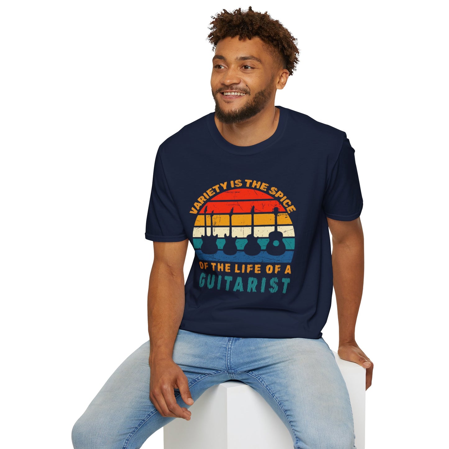 Guitarist Graphic Tee - Variety is the Spice of Life Unisex Softstyle T-Shirt