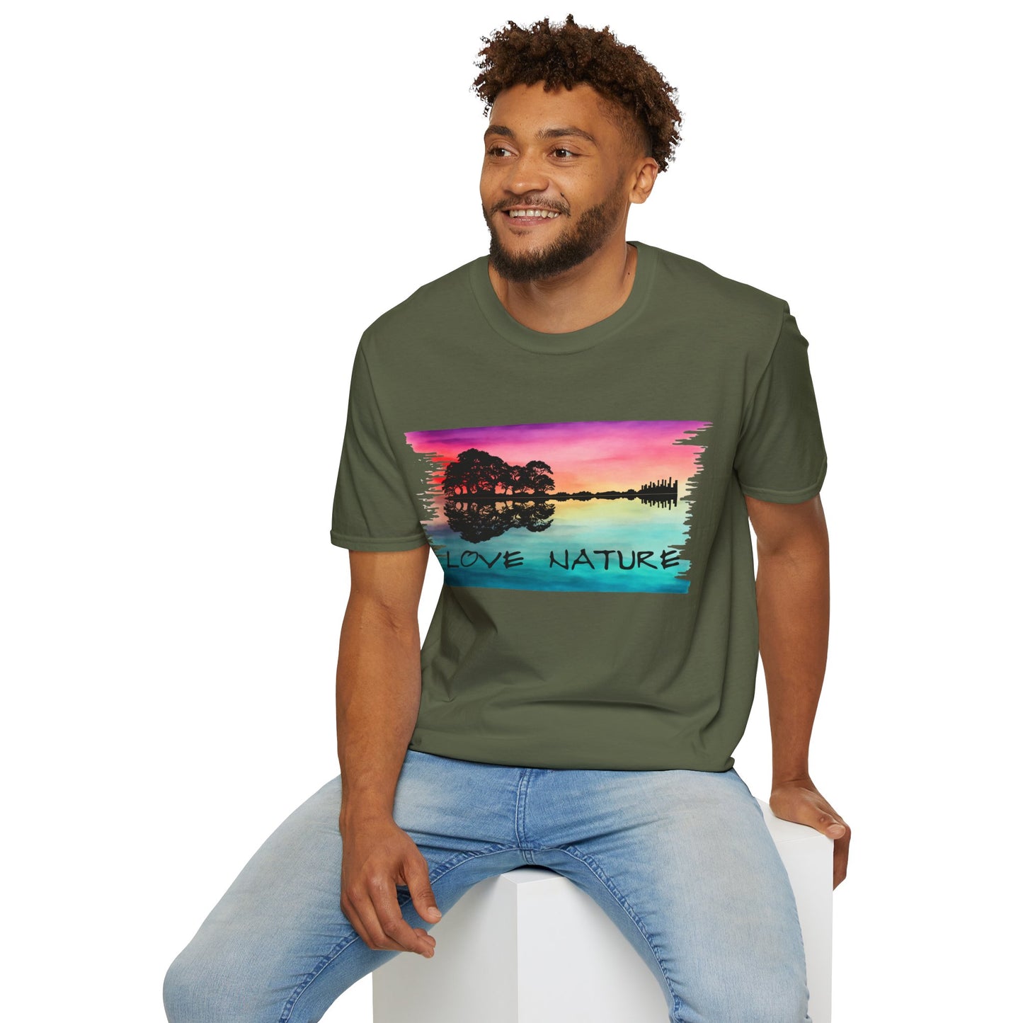 Love Nature Guitar T-Shirt