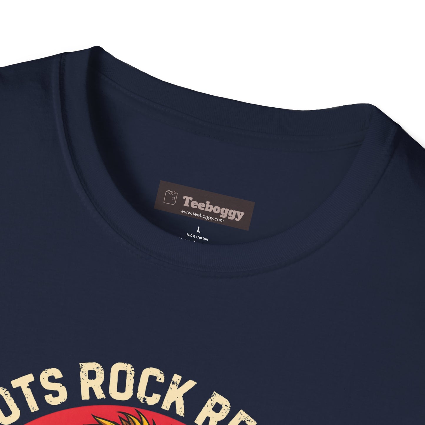 Roots Rock Reggae Lion Guitar T-Shirt — One Love Music Tee