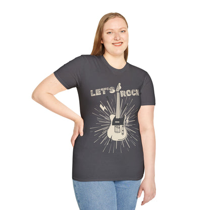 Guitarist T-Shirt - Lets Rock, Music Lover
